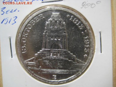 Германия ,Саксония 3 марки 1913 г. - 001.JPG