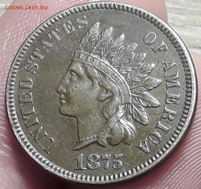 1 цент 1875 сша на оценку подлинности. - 20190708_094422