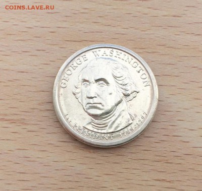 США 1 доллар 2007 двор D Президент США Джордж Вашингтон - ssha_1_dollar_2007_dvor_d_prezident_ssha_dzhordzh_vashington_1789_1797