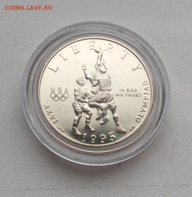 2 доллара 1995 50 центов S Баскетбол - ssha_1_2_dollara_1995_50_centov_s_letnie_olimpijskie_igry_atlanta_1996_basketbol_unc_pruf_proof (2)