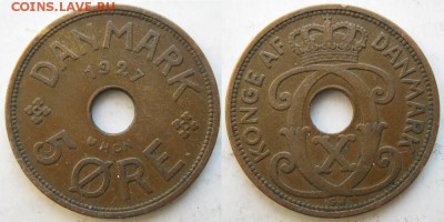 Дания 5 эре 1927 до 14-07-19 в 22:00 - 10 28 Дания 5 эре 1927   130