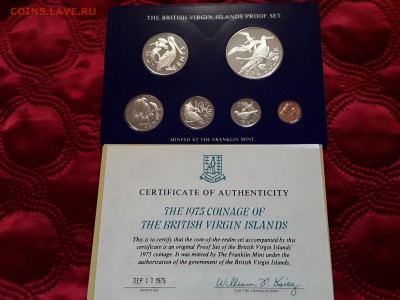 Виргинские острова. Набор из 6 монет 1975 г. До 11.07.19. - 20190708_133923