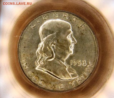 50 центов 1958-D серебро СЛАБ ICG MS64 до 12.07.2019 в 22.00 - ssha_50_centov_1958_d_god_franklin_serebro_slab_icg_ms_64 (1)