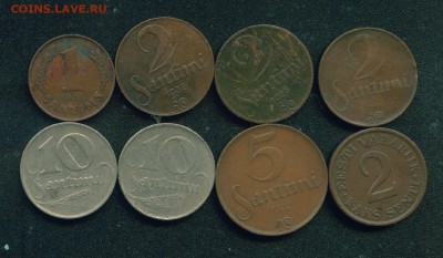 8 монет Латвии и Эстонии 1922-1937гг до 10.07.18г 22.00 - 2-