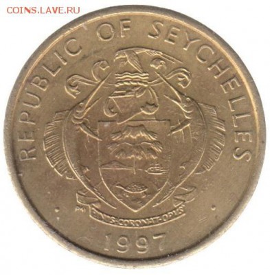 Сейшелы 10 центов 1997 до 14.07 в 22.00 - 38-2