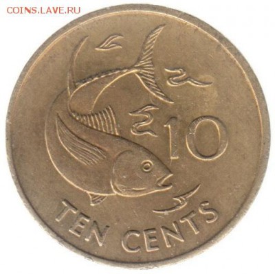 Сейшелы 10 центов 1997 до 14.07 в 22.00 - 38