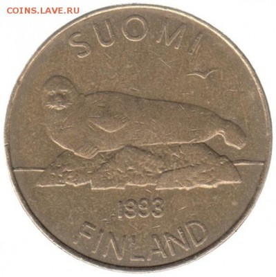 Финляндия 5 марок 1993 до 14.07 в 22.00 - 48