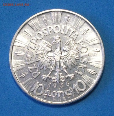 10 злотых 1936г. Пилсудский, штемпельный блеск до 12 июля - DSCF8790.JPG