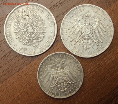 Вюртемберг и Бавария, 5 марок и 3 марки на оценку - IMG_5248.JPG