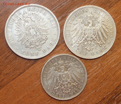 Вюртемберг и Бавария, 5 марок и 3 марки на оценку - IMG_5245.JPG
