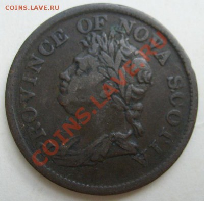 1 penny token 1824 Nova Scotia определение - S6300632.JPG