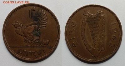 Ирландия 1 пенни 1942 года - 17.07 22:00 мск - IMG_20190710_065818