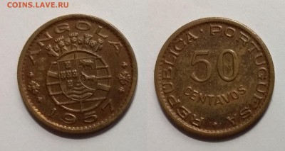 Португальская Ангола 50 сентавос 1957 г - 17.07 22:00 мск - IMG_20190712_180205