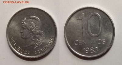 Аргентина 10 сентавос 1983 года - 17.07 22:00 мск - IMG_20190712_180825