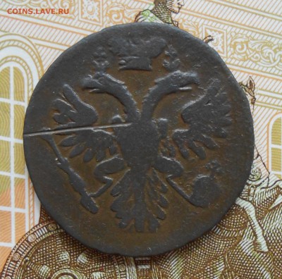 Деньга 1730 г. хвост 4 пера . - i__4_
