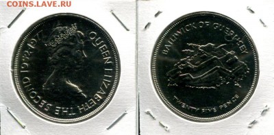 Гернси 25п 1977 остров до 18.07.19 22-00 мск - Guernsey 25p 1977 25QEII