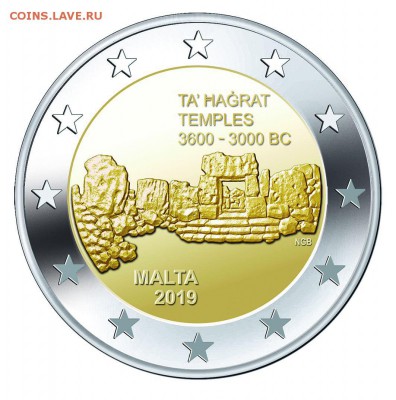 НОВОСТИ - Malta_2_euro_2019__TA_HAGRAT