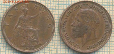 Великобритания фартинг 1936 г., до 20.07.2019 г. 22.00 по Мо - Великобритания фартинг 1936  4600