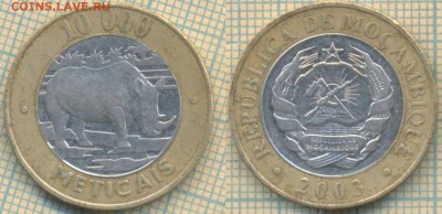 Мозамбик 10000 метикалов  2003 г. , до 20.07.2019 г. 22.00 п - Мозамбик 10000 метикалов 2003  6616