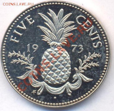 Багамские о-ва 5 центов 1973 г. До 9.07.11 г. 21-00 МСК. - Багамы.1