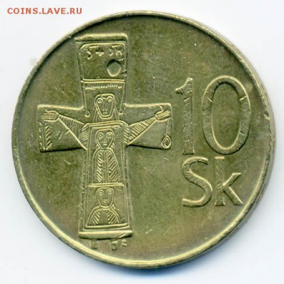 Словакия 10 крон 1995 - Словакия_10крон-1995_Р