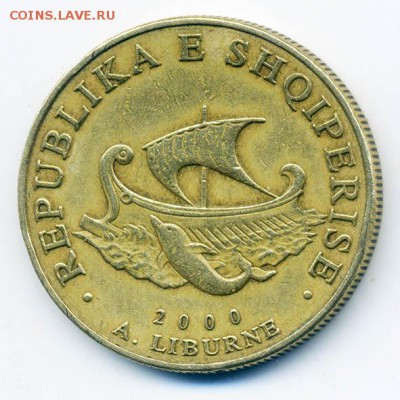 Албания 20 лек 2000 - Албания_20лек-2000_А