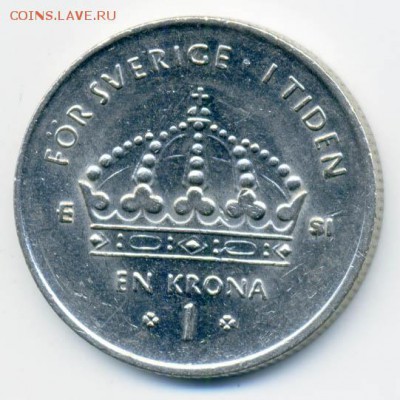 Швеция 1 крона 2007 - Швеция_1крона-2007_Р