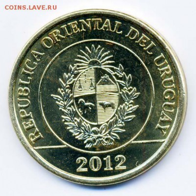 Уругвай 2 песо 2012 - Уругвай_2песо-2012_А