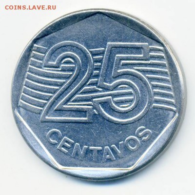 Бразилия 25 сентаво 1994 - Бразилия_25сентаво-1994_Р