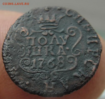 "копаные" сибирские монеты малого достоинства - 1768r