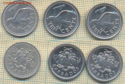 Барбадос 10 центов 2003,7,12 г., фикс - Барбадос 10 центов  ф6629