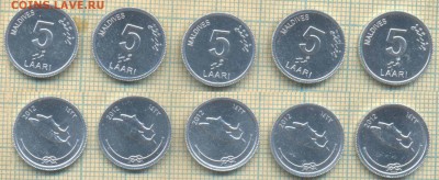 Мальдивы 5 лари 2012 г., фикс - Мальдивы 5 лари 2012  ф