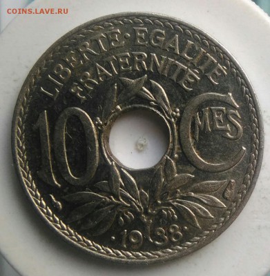 Франция 10 сантимов 1938 года до 22.07.2019 - IMG_20190714_133609