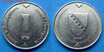 Босния и Герцеговина - 1 марка 2000 года до 25.07 - Босния и Герцеговина 1 марка 2000