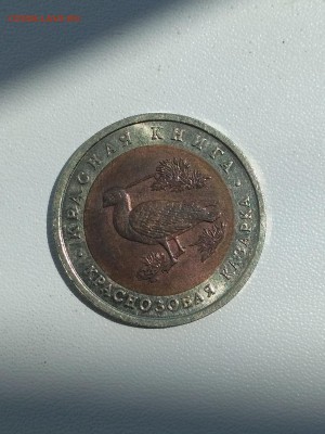 СССР,10 рублей 1992г(КК,Краснозобая казарка)до22.07.2019 - IMG_20190719_134104