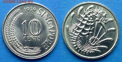 Сингапур - 10 центов 1979 года до 25.07 - Сингапур 10 центов 1979
