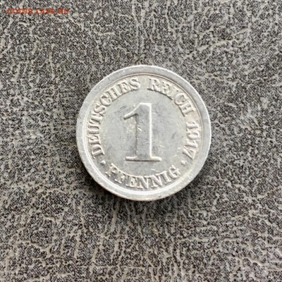 Германия 1 пфенниг 1917 года. До 22:00 26.07.19 - D100D233-38AE-4314-BD0D-47630DC135F9