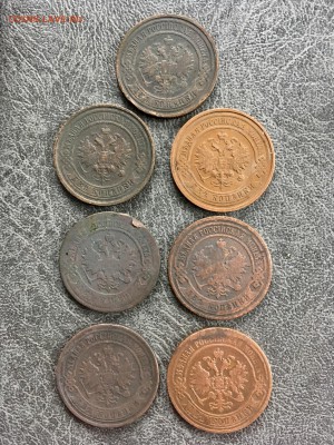 2 копейки РИ 1868-1916 года 7 штук. До 22:00 26.07.19 - 264C13A9-4422-4483-A9FA-65776EE5BC5D