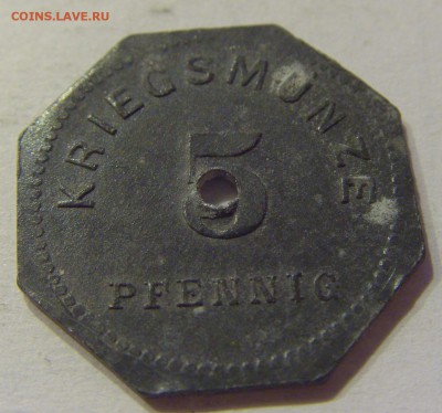 Нотгельд 5 пфеннигов 1917 Бенсхейм №1 26.07.19 22:00 М - CIMG5524.JPG