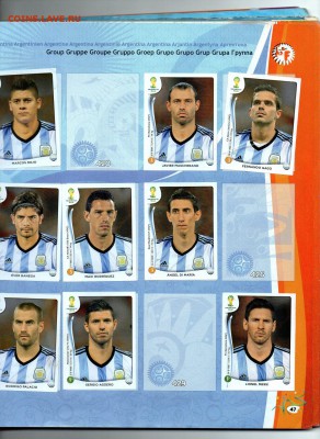 Альбом Panini FIFA World Cup 2014 с наклейками с 1р до 27.07 - 9