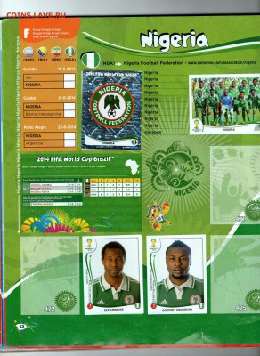 Альбом Panini FIFA World Cup 2014 с наклейками с 1р до 27.07 - 10