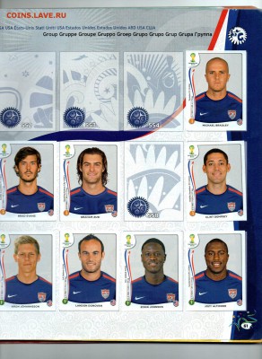 Альбом Panini FIFA World Cup 2014 с наклейками с 1р до 27.07 - 12