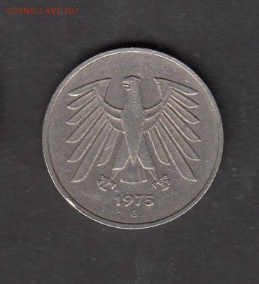 ФРГ 1977 5м  с 1 рубля до 26 07 - 4