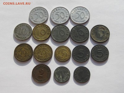 Пфенниги Германия 1907-1944 13 штук 28.07 22:10 - IMG_4289.JPG