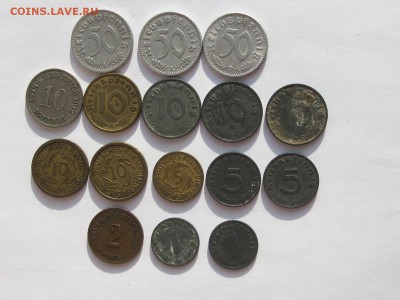 Пфенниги Германия 1907-1944 13 штук 28.07 22:10 - IMG_4290.JPG