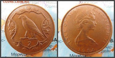 Остров Мэн 2 пенса, 1984 500 лет Геральдической палате - 6