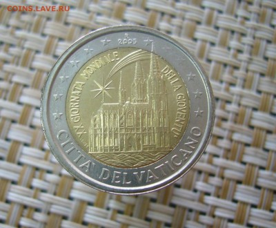 2 евро 2005 Ватикан день моложежи - 26-07-19 - 23-10 мск - i7bPn1EF9zA