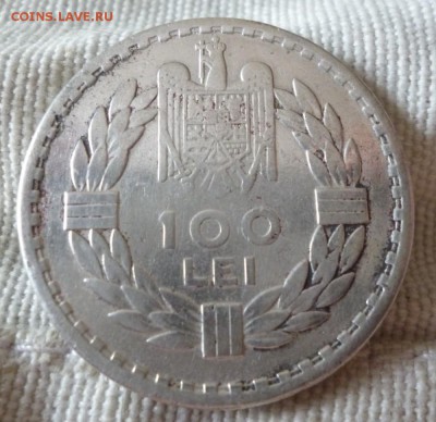 100 лей 1932 Румыния Серебро до 24.07.2019г  22-00 мск - 32.4