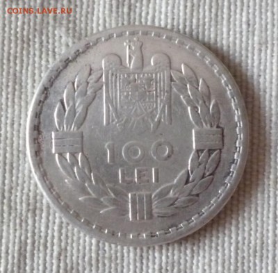 100 лей 1932 Румыния Серебро до 24.07.2019г  22-00 мск - 32.2