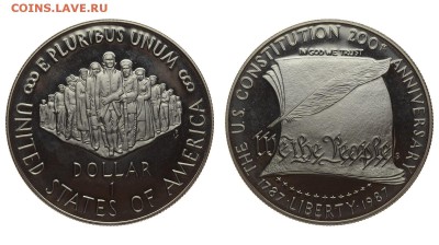 США. 1 доллар 1987 г. Proof. 200 лет конституц. До 27.07.19. - DSH_1570.JPG